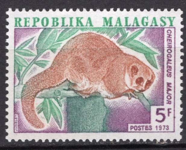 MADAGASCAR 1973 ANIMAUX LES LEMURIENS  NEUF**