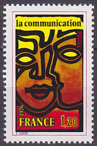 Timbre neuf ** n° 1884(Yvert) France 1976 - La Communication