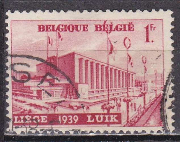 BELGIQUE N° 485 de 1938 oblitéré 