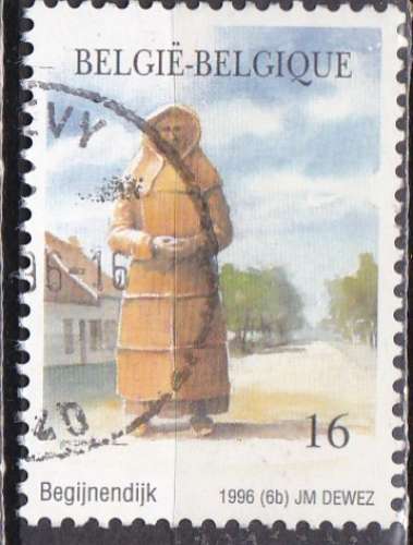 BELGIQUE N° 2640/1de 1996 oblitérés (2 scans) série complète 