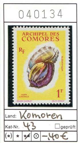 Comores - Michel 43 - Yvert   - ** mnh neuf - 