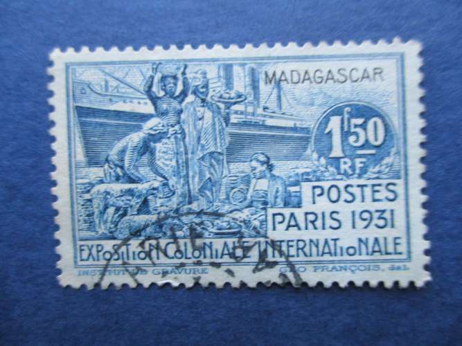 Madagascar y & t  182 obl 1931