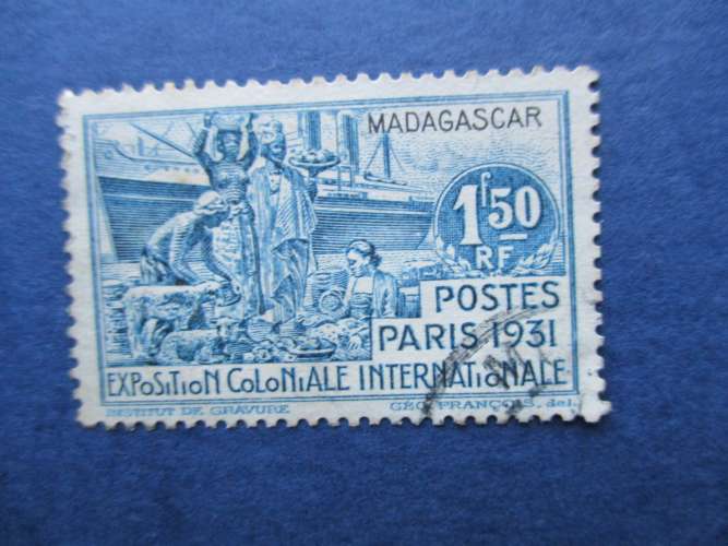 Madagascar y & t  182 obl 1931