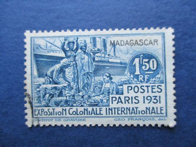 Madagascar y & t  182 obl 1931