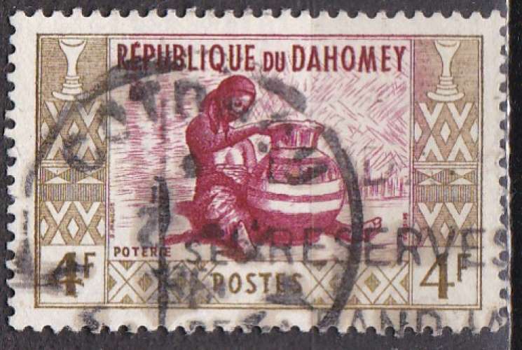 DAHOMEY N° 162 de 1961 oblitéré