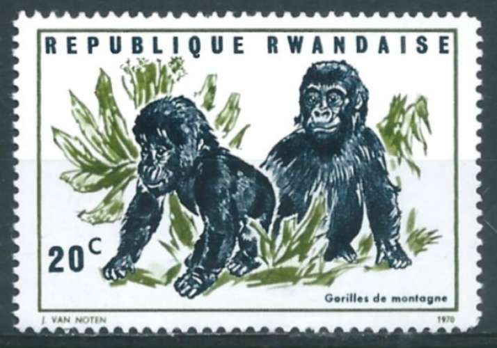 Rwanda - Y&T 0370 (*) - Gorille -