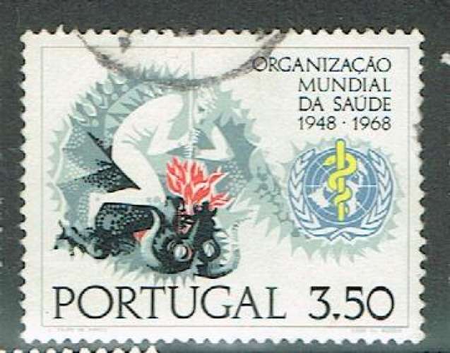 PORTUGAL 1968 - YT 1039 OBLITÉRÉ.