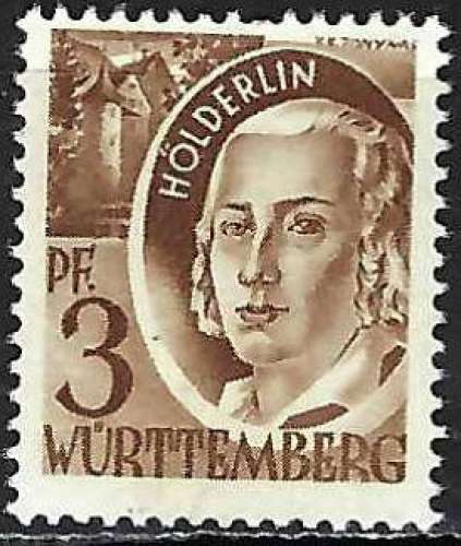 Allemagne - Wurtemberg - 1947-48 - Y & T n° 3 - MNG