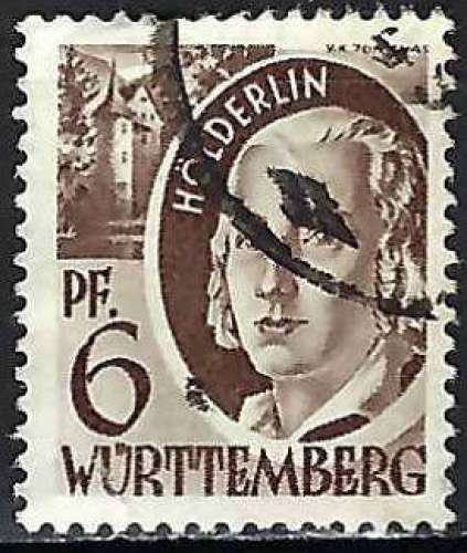 Allemagne - Wurtemberg - 1948 - Y & T n° 15 - O.