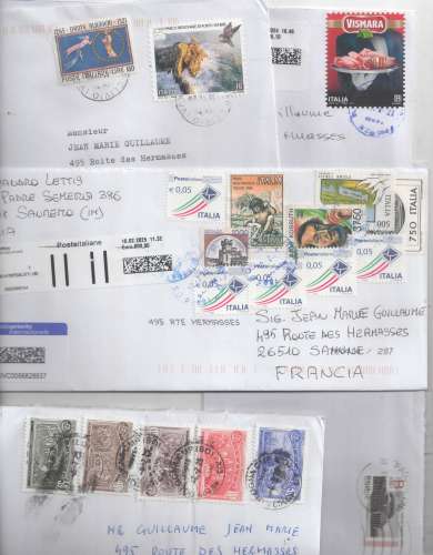 LETTRES ITALIE VOIR 2 SCANS