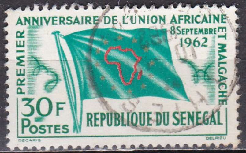 SENEGAL N° 215 de 1962 oblitéré