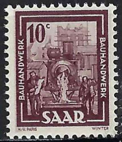 Sarre - 1949-50 - Y & T n° 255 - MNH