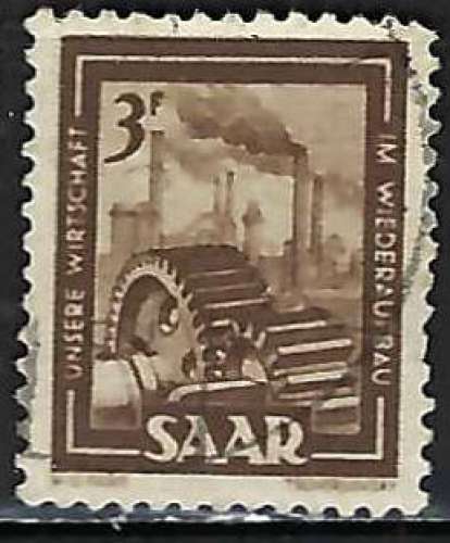 Sarre - 1951 - Y & T n° 284 - O.