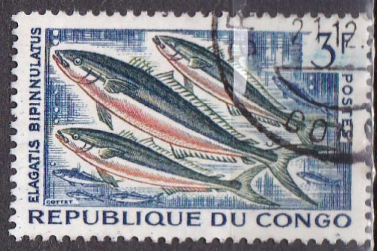 CONGO N° 145 de 1961 oblitéré 