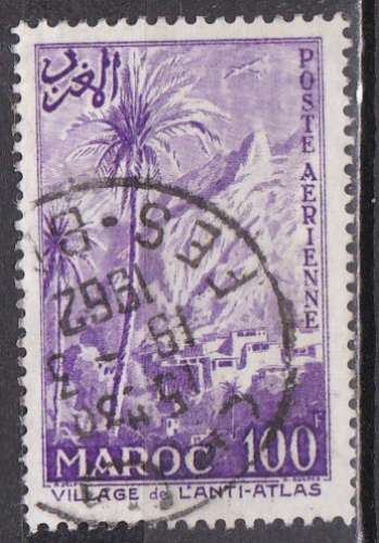 MAROC PA N° 100 de 1955 oblitéré 