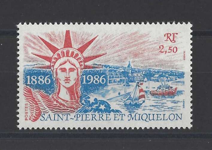 SAINT PIERRE ET MIQUELON   YT   n° 471    neuf **    1986