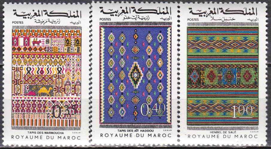 MAROC N° 792/4 de 1977 neufs** en série complète