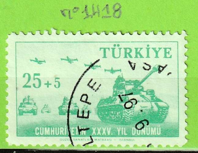 TURQUIE YT N°1418 OBLIT