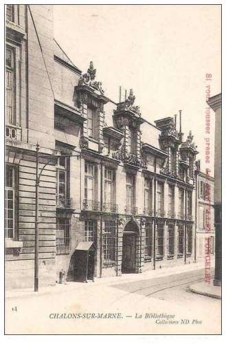 51 - CHALON SUR MARNE - la bibliothèque