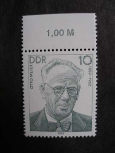 RDA 1989 -  Otto Meier (1889-1962)  - MNH**