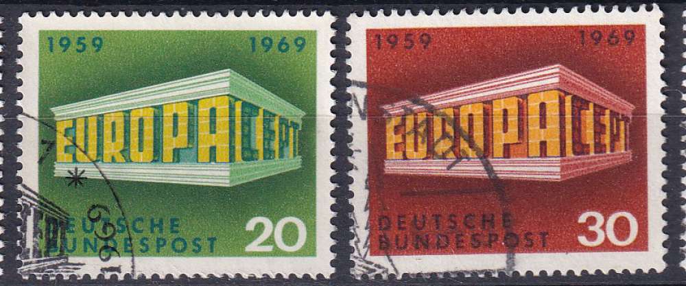 ALLEMAGNE - 1959 - Europa  - Yvert 446 / 447 Oblitérés