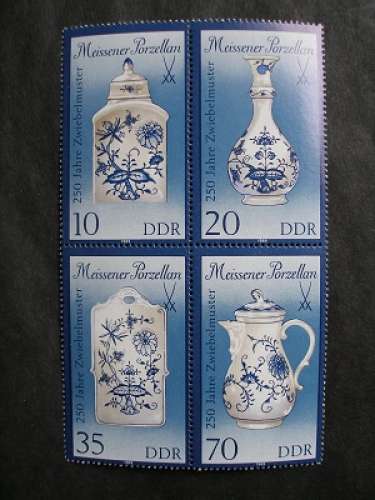 RDA 1989 -  Porcelaine de Messen  - MNH**