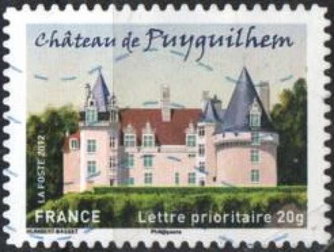 Château de Puyguilhem (2012) - YT AA 728 °