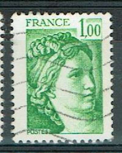 FRANCE 1977/78 - YT 1973 OBLITÉRÉ.