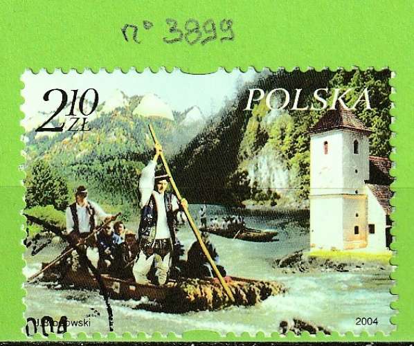 POLOGNE YT N°3899 OBLIT