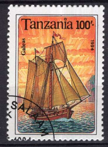 TANZANIE 1994  VOILIER LE GALEAS  OBLITERE