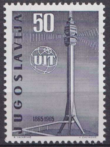 Yougoslavie 1965 Y&T 1012 neuf ** - U.I.T. 