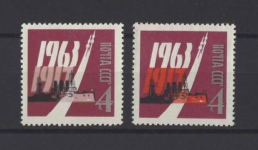 RUSSIE   Y/T   n° 2735/2736    neuf *   1963