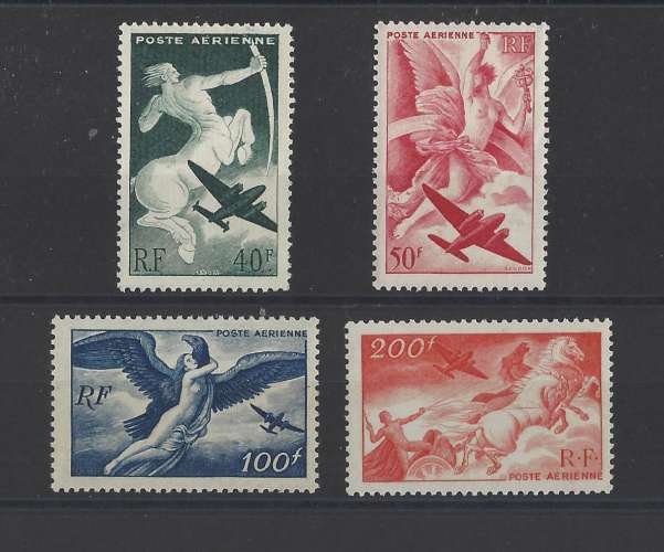 FRANCE   Y/T   PA n° 16/19    neuf **   1946