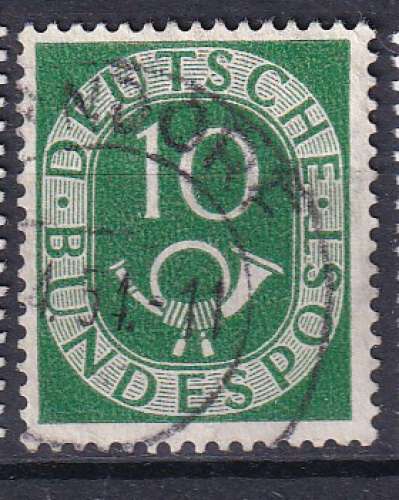 ALLEMAGNE - 1951 - Cor postal - Yvert 14 Oblitéré