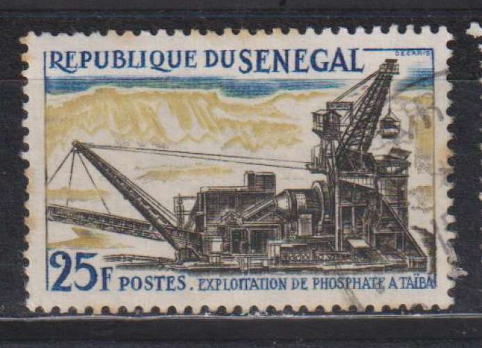 SENEGAL   Y T N °239 oblitéré