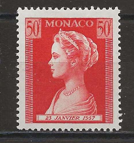 MONACO   ANNEE 1957 Y.T N°485 NEUF** 