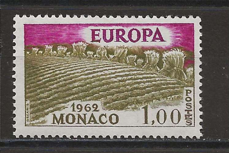 MONACO   ANNEE 1962 Y.T N°573 NEUF** EUROPA