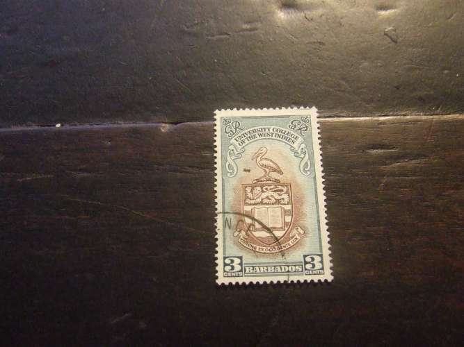 BARBADOS 1951 UNIVERSITA' 3 p USATO