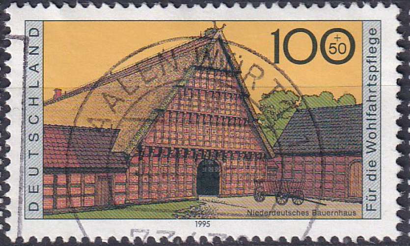 ALLEMAGNE - 1995 - Ferme  - Yvert 1653 Oblitéré