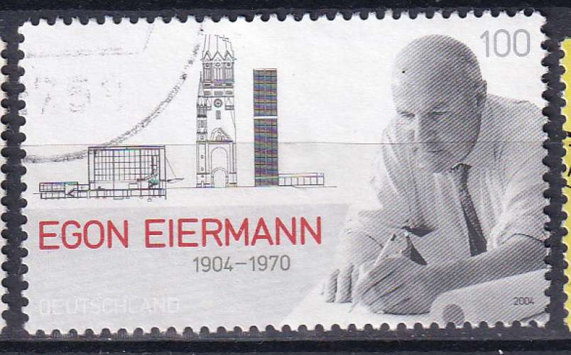 ALLEMAGNE - 2004 - Egon Eierman - Yvert 2246 Oblitéré