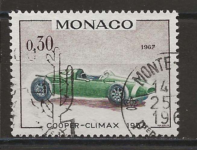 MONACO   ANNEE 1967 Y.T N°715 OBLI 