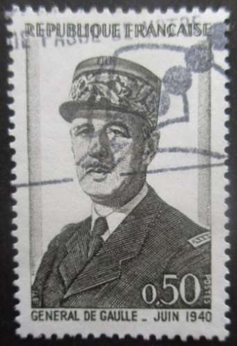 FRANCE N°1695 Général de Gaulle oblitéré