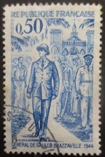 FRANCE N°1696 Général de Gaulle oblitéré