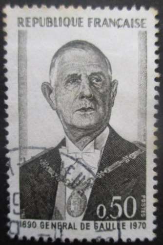 FRANCE N°1698 Général de Gaulle oblitéré