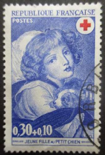 FRANCE N°1700 Croix rouge oblitéré