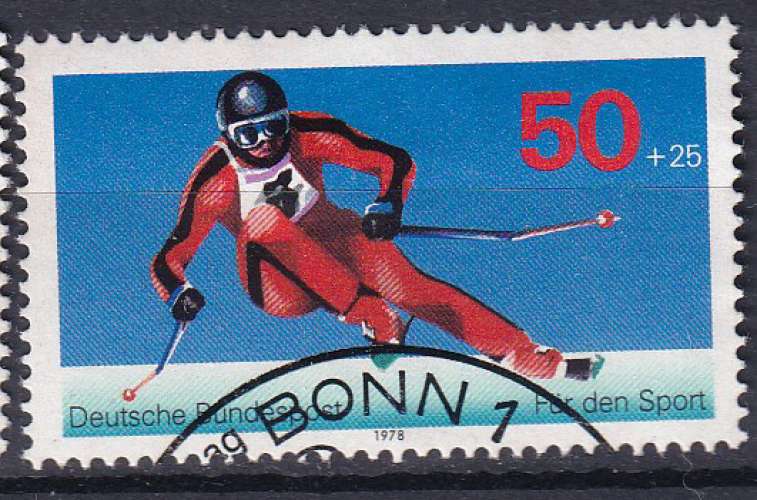 ALLEMAGNE - 1978 - Sport  - Yvert 805 Oblitéré