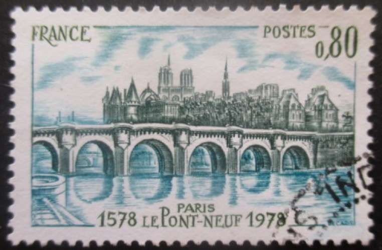 FRANCE N°1997 Pont Neuf de Paris oblitéré