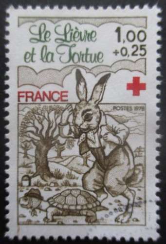 FRANCE N°2024 Croix rouge oblitéré