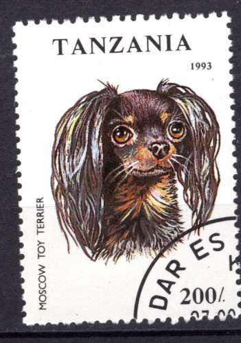  TANZANIE 1993 LES CHIEN LE TERRIER ANGLAIS  OBLITERE