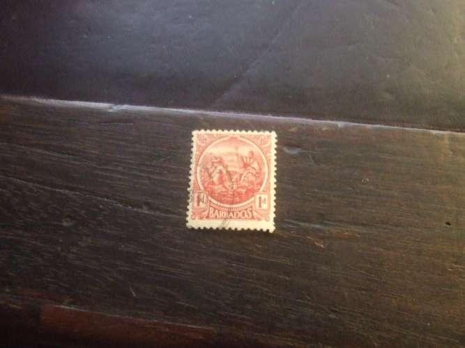 BARBADOS 1916 SIGILLO 1 p USATO